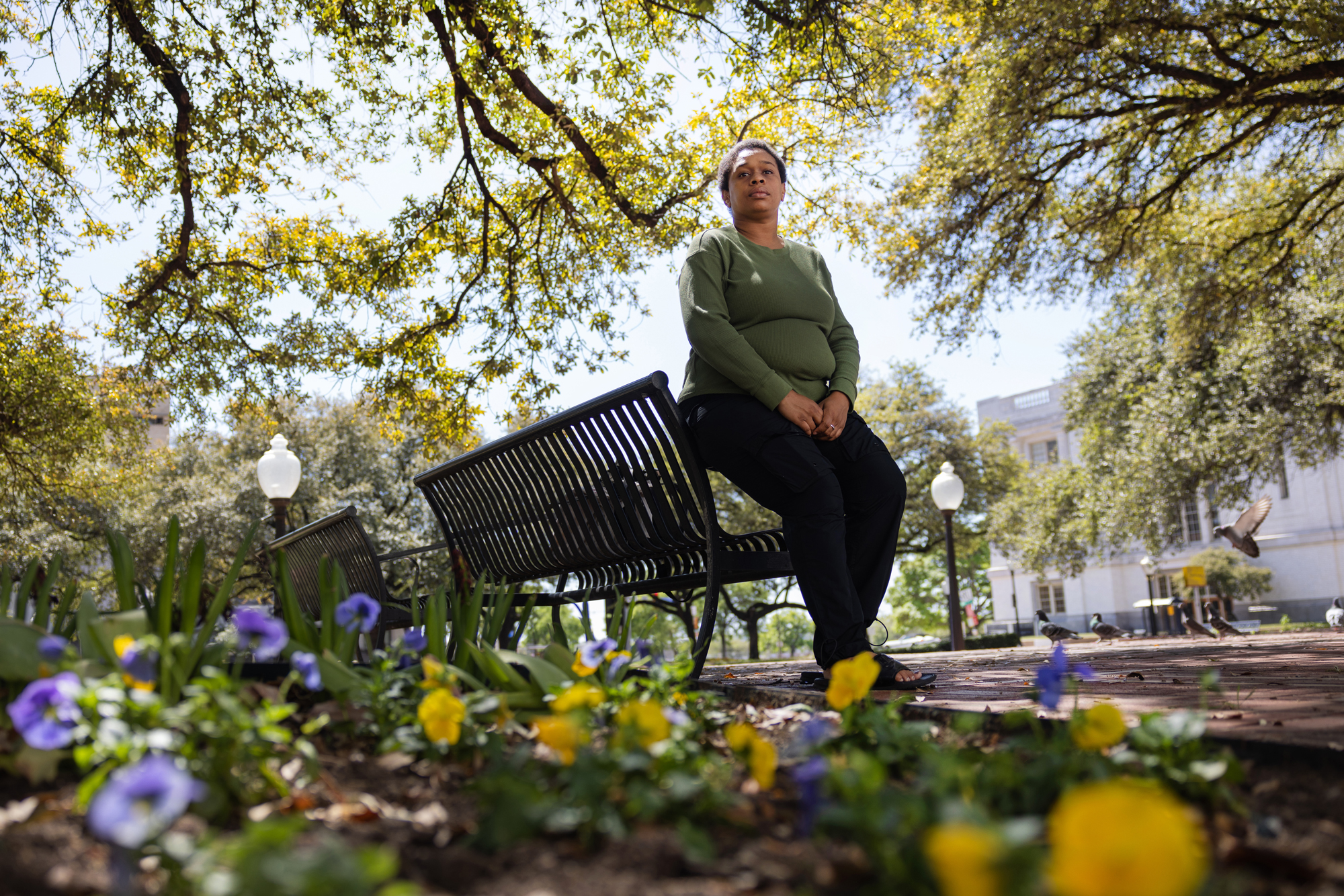 Woman at a park